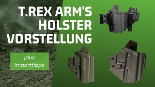 Holster von T.REX ARMS Ragnarok, Sidecar und Ironside / deutsch