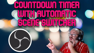 Countdown timer with automatic scene switcher