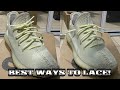 3 BEST WAYS TO LACE YOUR YEEZY 350 V2's | ON FEET!