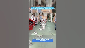 The challenge is to sort 3000 pieces an hour, and this DWS device is enough for warehouse sorting