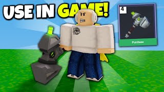 Using NOXIOUS HAMMER in GAME!! (update) | Roblox Bedwars