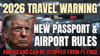 2026 Travel Warning for Americans 🚨 New Passport & Airport Rules That Can Stop You From Flying