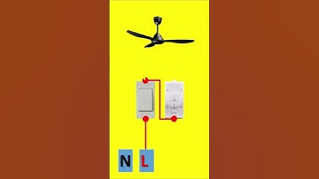 Ceiling Fan Regulator Wiring Connection #shorts