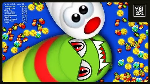 WORMS ZONE epic Gameplay Top 1 | video #239 | slitherio wormate biggest snake io🐍 game | LUKIRAZONE
