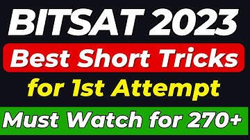 BITSAT 2023 : Short Tricks to BOOST your SPEED 🔥 Maths 💥Speed Booster Tricks (Part-6)| BITS Pilani