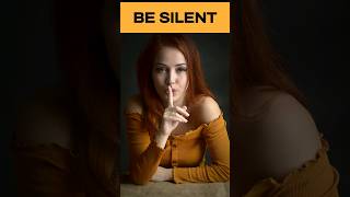 Be silent. Dont spend your words. powerofsilence shorts