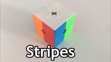 How to make stripes pattern on 2x2 Rubik’s cube