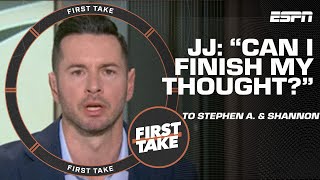 JJ Redick wants Stephen A. & Shannon Sharpe to LISTEN UP! | First Take