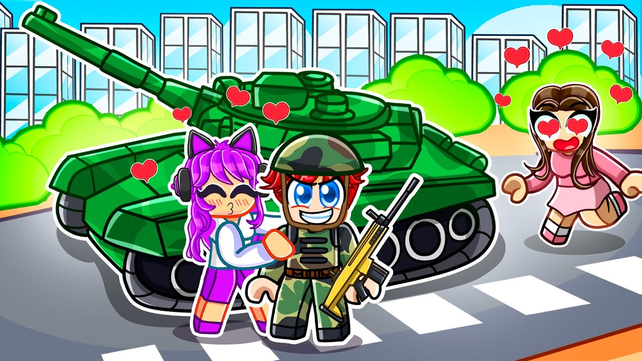 Rizzing Girls With The New $10,000,000 TANK in Roblox Driving Empire!