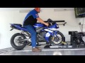 2004 r1 dyno run with race baffles