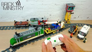 [Обзор] LEGO 60198 ● Грузовой Поезд