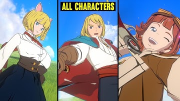ALL CHARACTERS AND CLASS IN NI NO KUNI CROSS WORLDS GAME