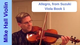 Allegro - #9 from Suzuki Viola Book 1