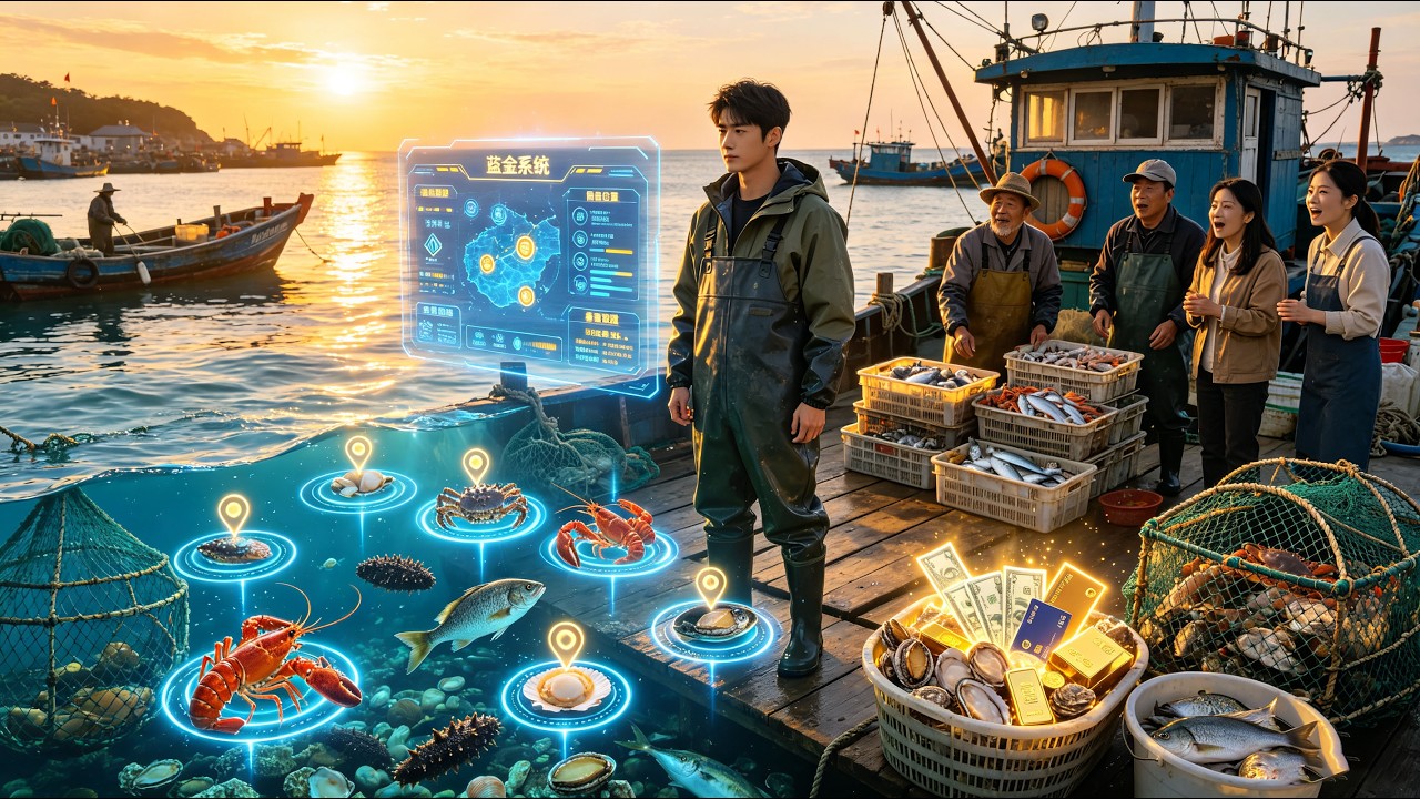 [Multi SUB] ｜赶海系统绑定回渔村，神技标记海底海货预测极品位置，每趟都满载暴富！#剧能充电站 #MiniDrama#精彩大陆短剧