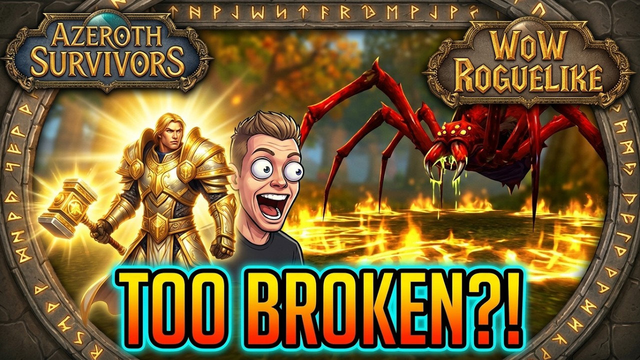 Azeroth Survivors: Retribution Paladin is actually INSANE?! | NEW World of Warcraft Roguelike