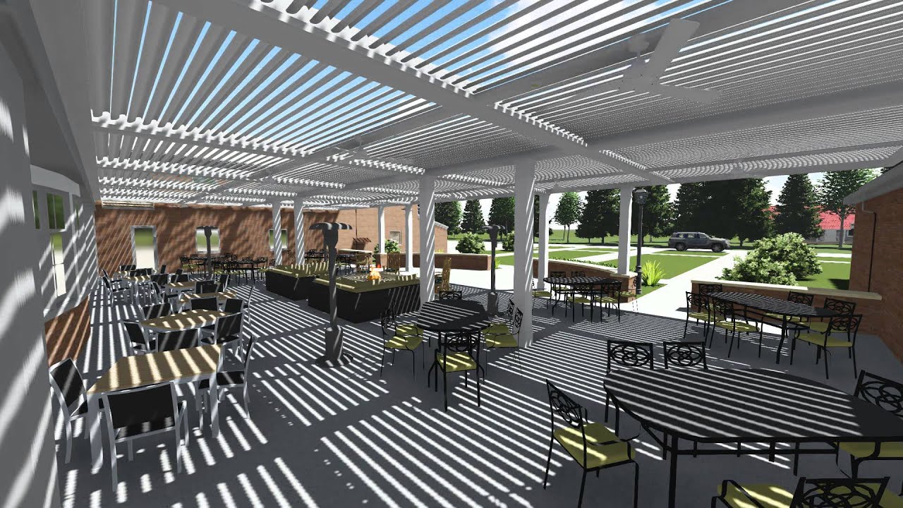 Arcadia Louvered Roof System 1899 GRILL & BAR