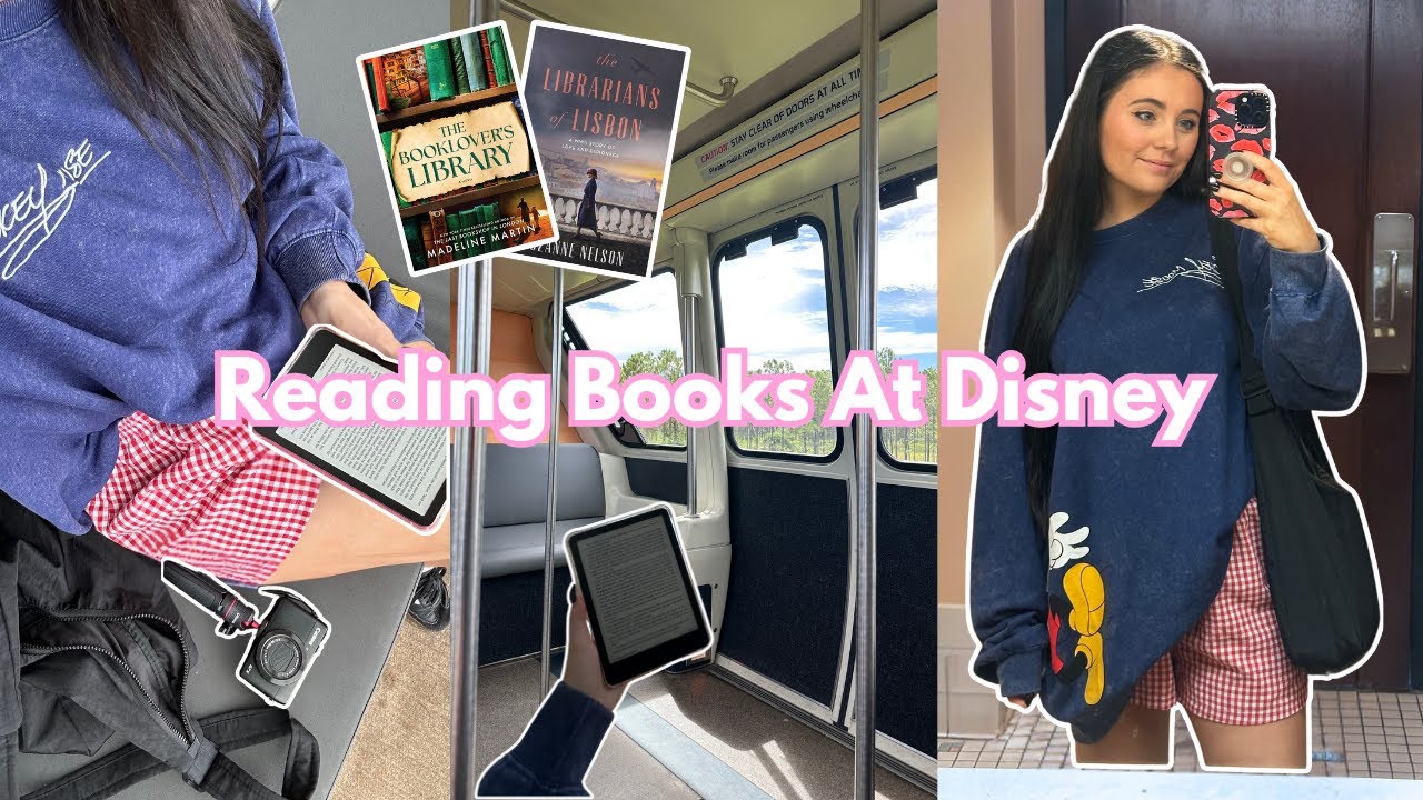 DISNEY READING VLOG 📚🐭🎢 | reading historical fiction around the hotels