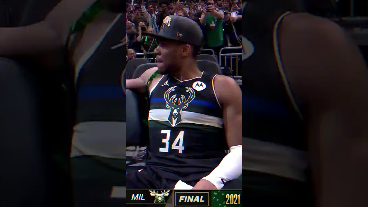 Giannis Antetokounmpo IN TEARS after winning his 1st NBA Finals 👏🥽🏆