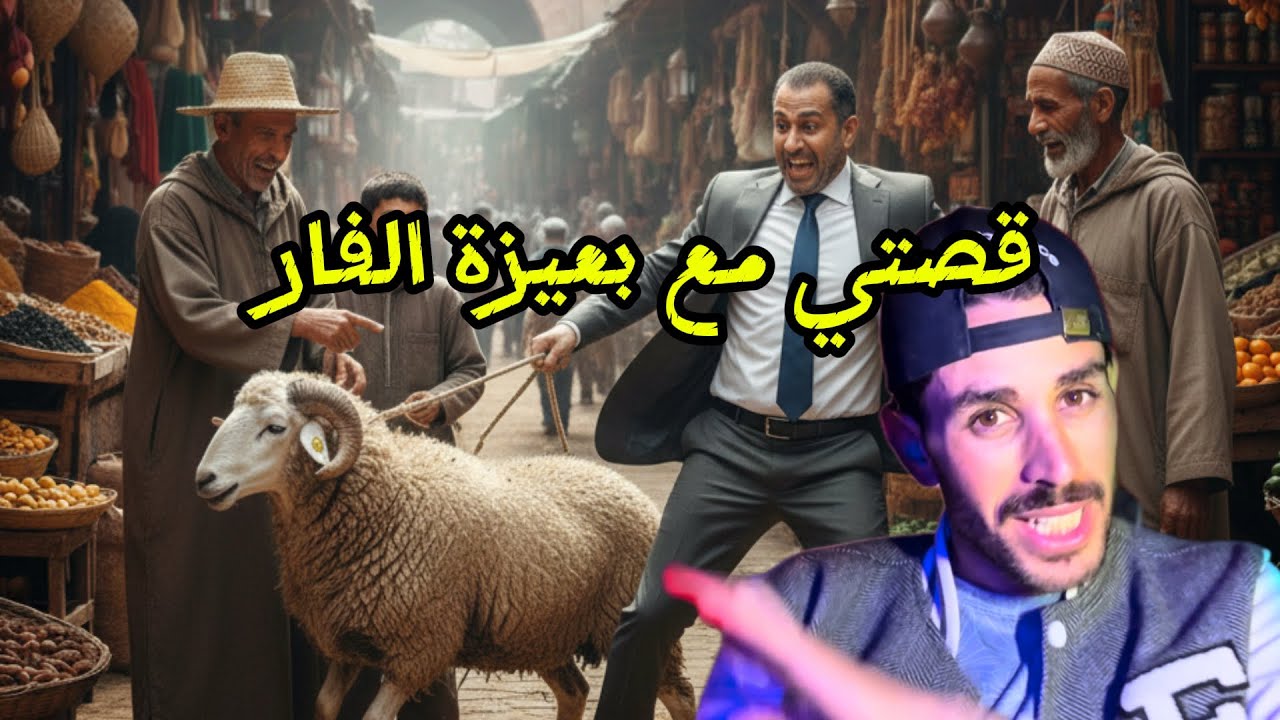 قصتي مع بعيزة الفار ( Lekbir Ezzahiri ) قصة واقعية. 