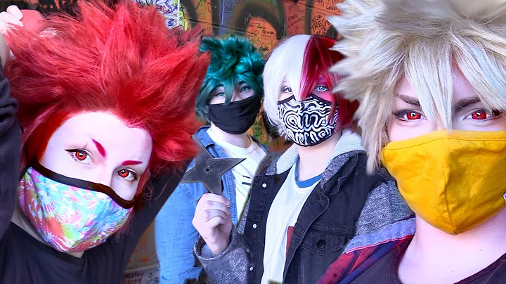 BAKUGO + AXE THROWING?  [KiriBaku + TodoDeku] Cosplay OUTING | My Hero Academia Cosplay