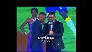 When the Brilliant Khama Billiat Clinched 3 Awards for Season 2015/16 at  #mamelodisundowns 🏆 #fyp