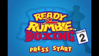 Ready 2 Rumble Boxing: R2 [GBA - Crawfish, Midway] (2001) Valentine, Jackson, Shaq & Rumbleman Play