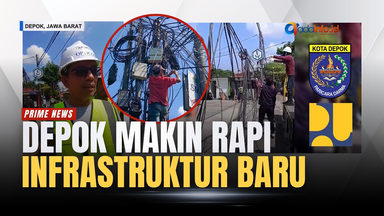 PUPR Depok Tata Kabel Udara, Wujudkan Kota Lebih Rapi dan Aman
