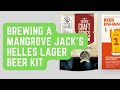 Brewing a mangrove jacks helles lager  kit to glass