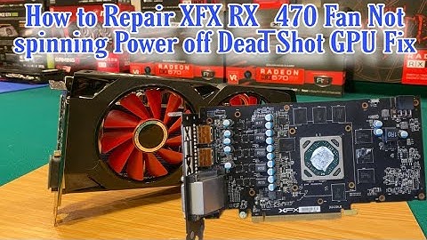 How to Repair XFX RX 470 4GB Graphic Card Power off Dead And Shot gpu#foryou #xfxrx470#poweroff#dead