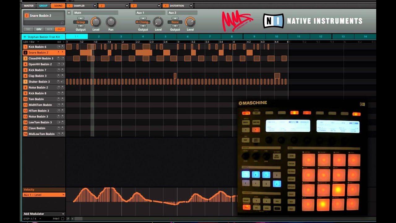 SEM : MASCHINE TUTORIAL 08: Automation of Device Parameters - YouTube