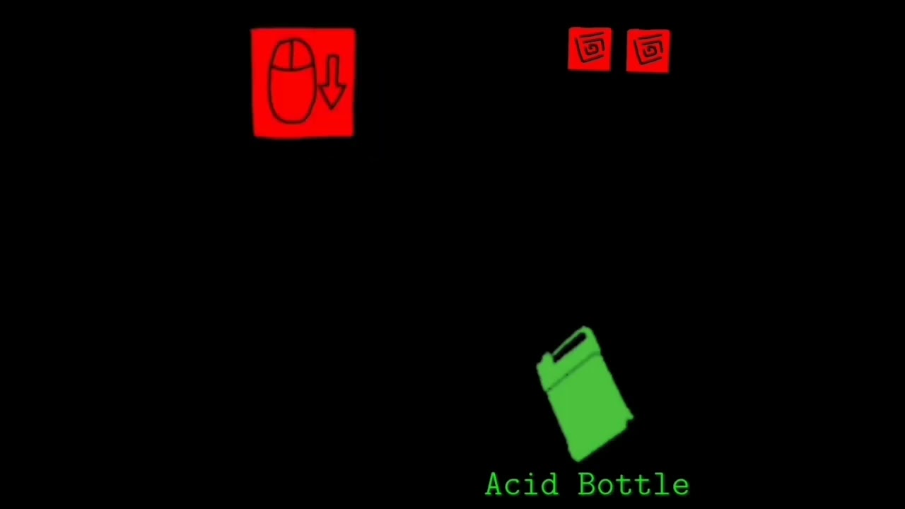 Window & Acid Bottle Jump Interactive Execution Idea