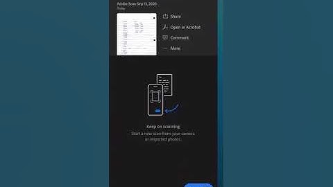 How to send your Adobe Scan PDF in an email