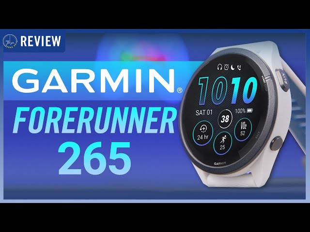 Garmin Forerunner 265 - Sự lột xác nổi bật với màn hình AMOLED cảm ứng mượt mà | Thế Giới Đồng Hồ