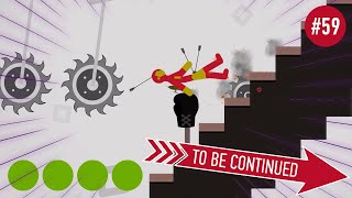 Best Falls in Stickman Dismounting | Funny Moments #59