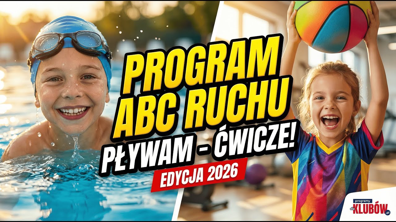 ABC RUCHU 2026: Jak zdobyć dotację na naukę pływania i gimnastykę? 🏊‍♂️🤸‍♀️