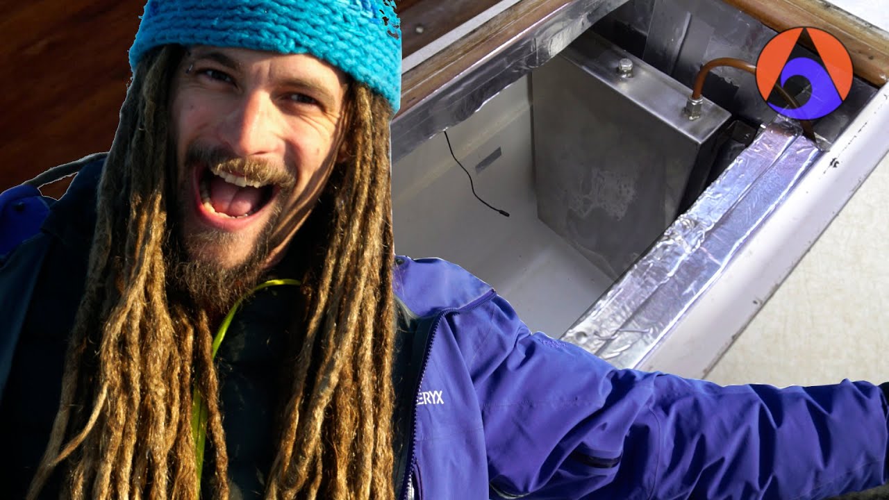 40$ Fridge Upgrade, What a BIG Difference! | Major flooding at the marina [Ep 41]