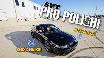SVT Terminator Cobra | 4 STEP POLISH For SWIRL/SCRATCH Removal | EASY Step by Step  *GLASS FINISH