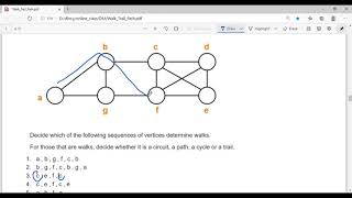 Walk Trail Path|Euler Graph|Hamiltonian Graph|Discrete Mathematical Structures|MSc Computer Science screenshot 2