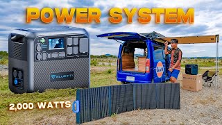 My Ultimate CAMPER VAN Power Source | Bluetti AC200MAX