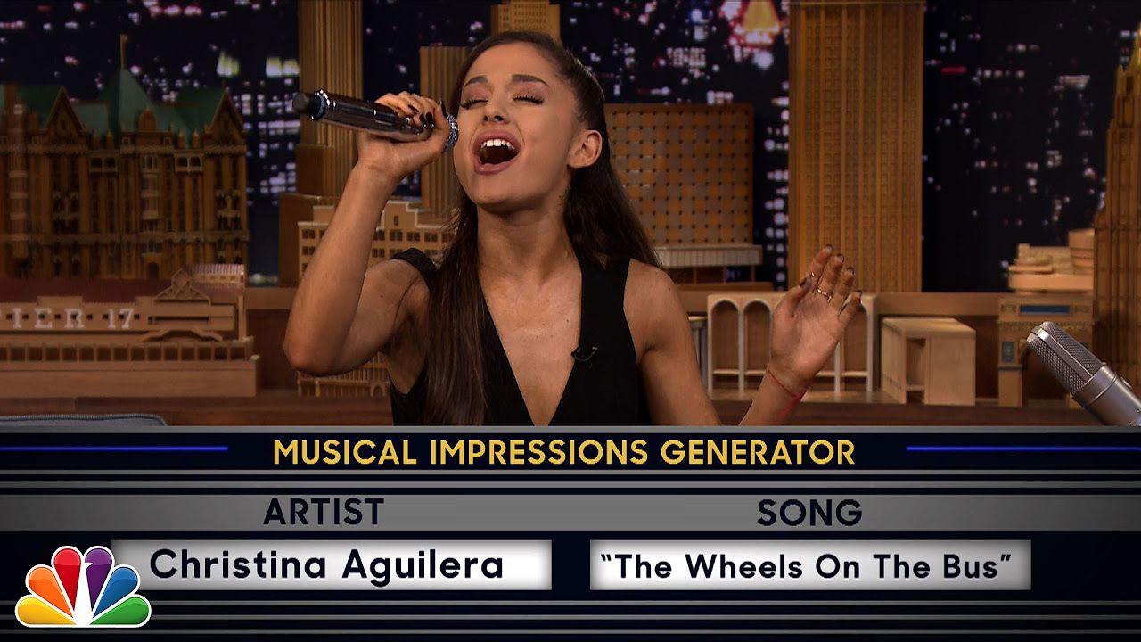 Wheel of Musical Impressions with Ariana Grande