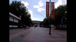 WEMBLEY WAY; Tribute walk for Bobby Moore.