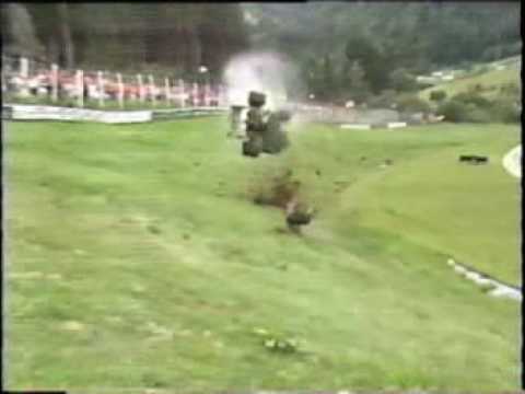 1985-Österreichring-Accidente de Andrea de Cesaris