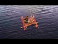 We build a RAFT to Fish & SURVIVE the Night on a Lake!