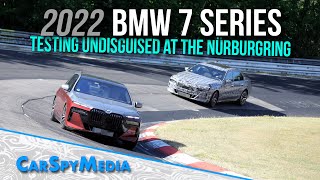 2022 BMW 7 Series G70 Test Vehicle Testing Undisguised At The Nürburgring