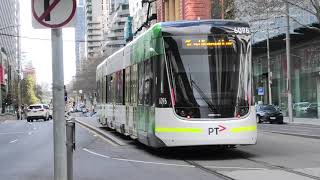 Cab View on the St Kilda Line on the newest E2 Class tram (Albert Park to Southern Cross)