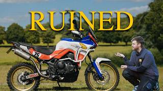 I tried to build a dream ADV bike…  and nearly ruined it