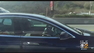 Video Shows Tesla Driver Apparently Asleep At The Wheel