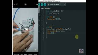 Arduino esp32 iot 16 Script for ADC input