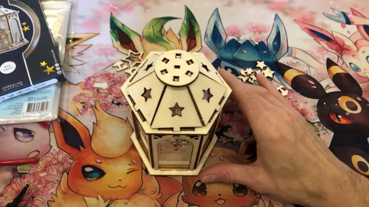 Kaz'Art fin montage lanterne gnome house 3d led action noel