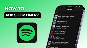 How to add a sleep timer to a song on Spotify?